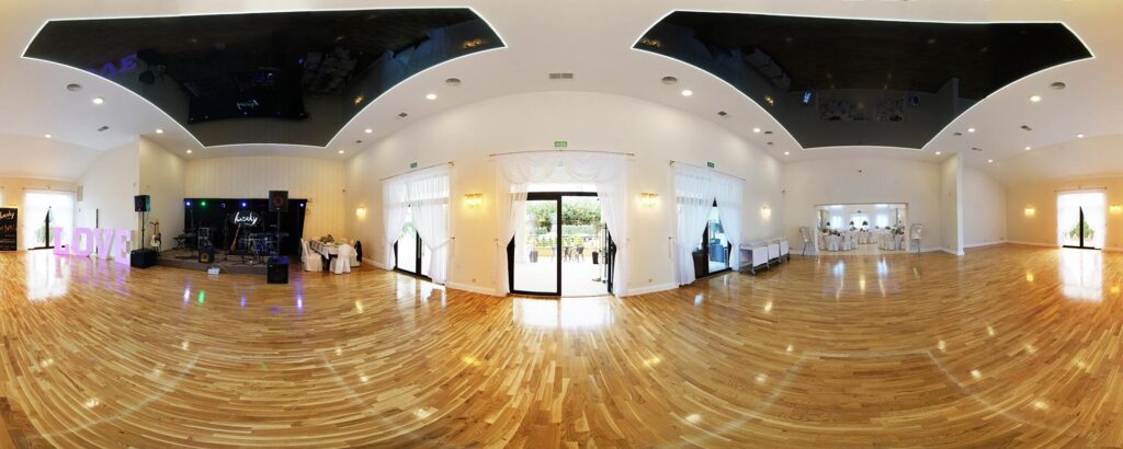 Wykonanie wnętrza budynku weselnego - Korona