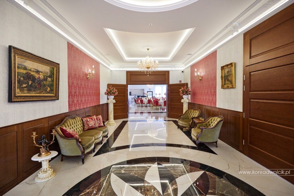 Wykonanie wnętrza budynku weselnego