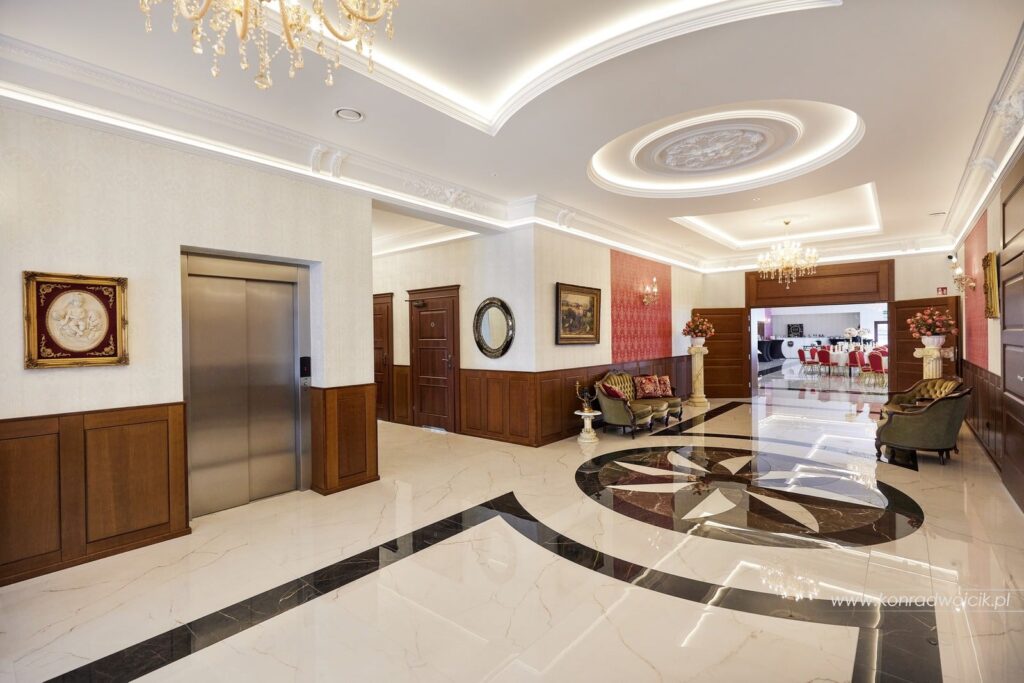 Wykonanie wnętrza budynku weselnego