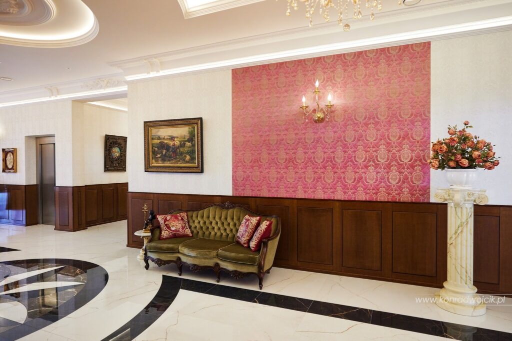 Wykonanie wnętrza budynku weselnego